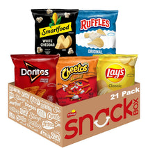 frito-lay classic mix single serve snack bags variety pack 21 count
