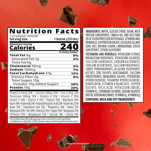 BOOST Original Ready to Drink Nutritional Drinks, Rich Chocolate, 8 Fl Oz Bottles (Pack of 24)