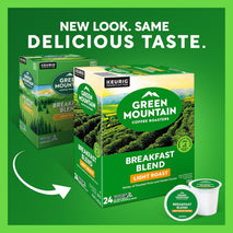 Green Mountain Coffee Roasters Breakfast Blend Single-Serve Keurig K-Cup Pods, Light Roast Coffee, 96 Count