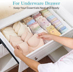 12 Pack Drawer Dividers for Clothes and Storage