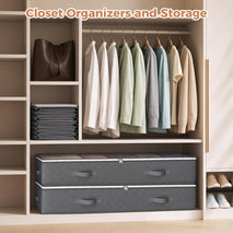 90L Under Bed Storage Containers for Linen Sheets and Clothing