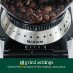 Cuisinart Electric One-Touch Automatic Burr Coffee Grinder with 18-Position Grind Selector