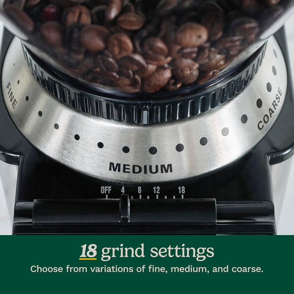Cuisinart Electric One-Touch Automatic Burr Coffee Grinder with 18-Position Grind Selector