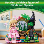 LEGO Wicked Elphaba & Glinda Figures 75682 - Buildable Wicked Dolls for Kids, Girls & Boys Age 10+