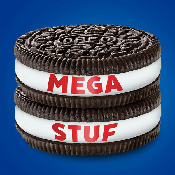 OREO Mega Stuf Chocolate Sandwich Cookies Party Size 1 lb 9.35 oz
