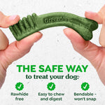 greenies veterinarian-recommended adult natural dental dog treats, original flavor, 36 oz. pack, 36 count, regular size
