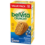 belVita Breakfast Bars Biscuits, Blueberry, Value Pack, 12 Packs with 4 Biscuits Per Pack