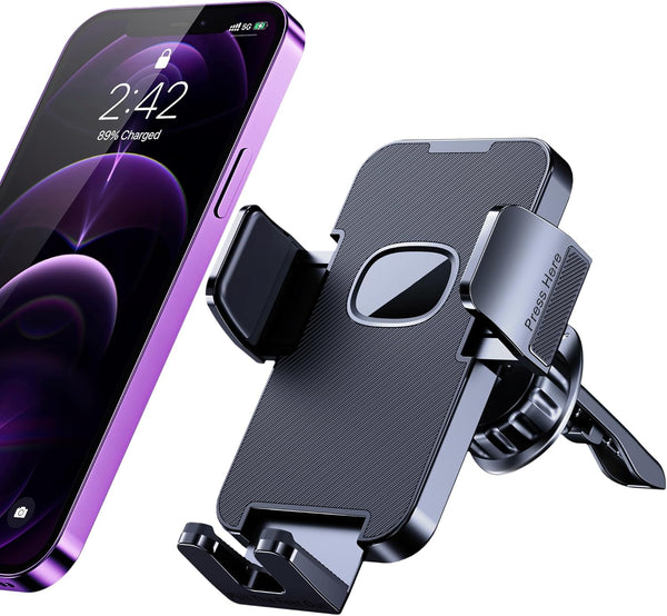 Universal Car Phone Holder with 360° Suction Cup and Adjustable Angle