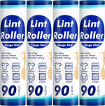 Extra Sticky Lint Roller, Mega Value Set 400 Sheets for Pet Hair Removal, Dog and Cat Lint Remover for Clothes, Furniture, Carpet