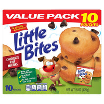 Little Bites Chocolatey Chip Muffins Value Pack, 10 Individual Packs, 1.5 oz Each