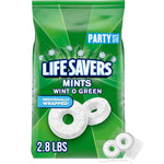 Life Savers Wint-O-Green Breath Mints, 44.93 oz bulk hard candy in individual wrappers