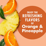 V8 Energy Orange Pineapple Drink, 8oz Cans, 6-Pack, Caffeine, B Vitamins