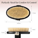 Kitsch Soft Bristle Dry Brushing Body Brush for Lymphatic Drainage and Skin Exfoliation