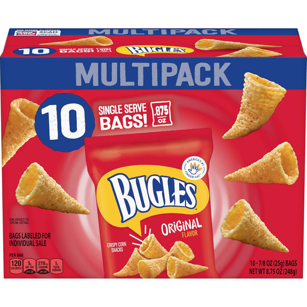 Bugles Original Crispy Corn Snacks Multipack 10 Ct 8.75 oz