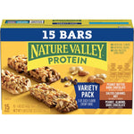 Nature Valley Protein Bars Variety Pack, 15 Count, 21.3 oz Box