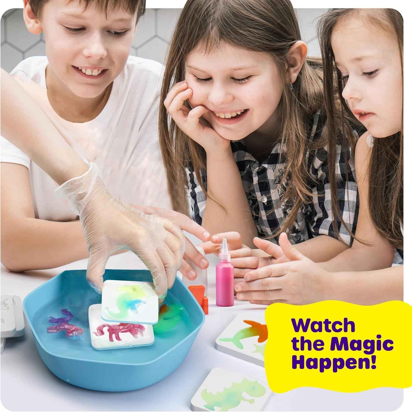 Dan&Darci Aqua Fairy Water Gel Kit for Kids - Magic Elf Toy Kits - Waters Pets - DIY Squishy Maker Set - Craft for Kids - Make Your Own Squishies Toys Crafts for Boys & Girls