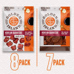 Golden Island Korean BBQ Variety Pack with 15 Pack of Pork Snack Bites and Jerky