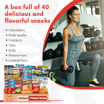 Jumbo Jumble Snack Box Variety Pack for Adults Teens Kids (40 Count)