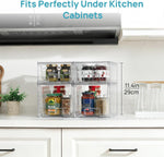 Vtopmart Clear Stackable Storage Drawers for Kitchen and Bathroom Organization