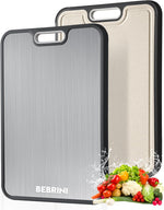 Stainless Steel Cutting Board for Kitchen, Dual-Sided Functionality, Food-Grade Materials, and Space-Saving Design