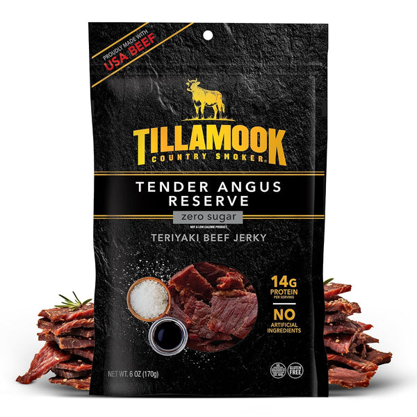 Tillamook Country Smoker Tender Angus Reserve Original Beef Jerky 6 oz