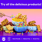 Gluten-free protein bars, 8-count, marshmallow flavor, high protein, low carb, keto friendly