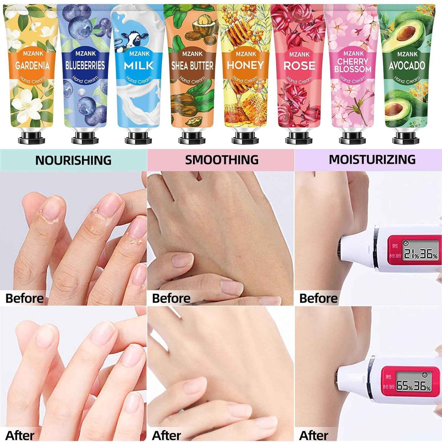 14 Pack Hand Cream for Dry Cracked Hands,Valentines Day Gifts for Her Women Teengirls,Galentines Day Gifts,Bridesmaid Gifts,Nurse Appreciation Gifts,Teacher Appreciation Gifts,Hand Lotion Travel Size