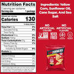 popcorners popped corn snacks sweet & salty kettle corn 1 ounce pack of 20