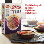 post grape-nuts original cereal, 20.5 oz non-gmo whole grain wheat and barley breakfast cereal