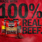 Jack Link's Beef Jerky Variety Pack with 100% Real Beef, 15 Packs, 1.25 oz Bags