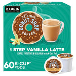 Original Donut Shop Vanilla One-Step Latte K-Cup Pods, 60 Count, Flavored Coffee