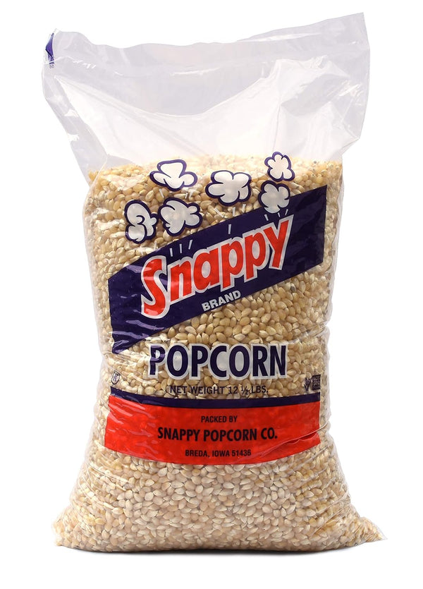 Yellow Popcorn Kernels for Popping, Non-GMO Whole Grain, 12.5 lb Bulk Bag