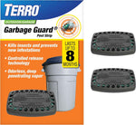 Terro T801SR Garbage Guard Trash Can Insect Killer - Kills Flies, Roach, Maggots, Beetles, and Insects in Outdoor Garbage Can (Pack of 2)