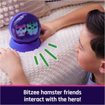 Bitzee Hamster Ball interactive toy with 20 digital hamsters, rolls, and reacts to touch