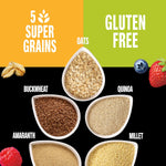 KIND Grains Energy Bars, Mixed Berry, Gluten Free, 10 Count