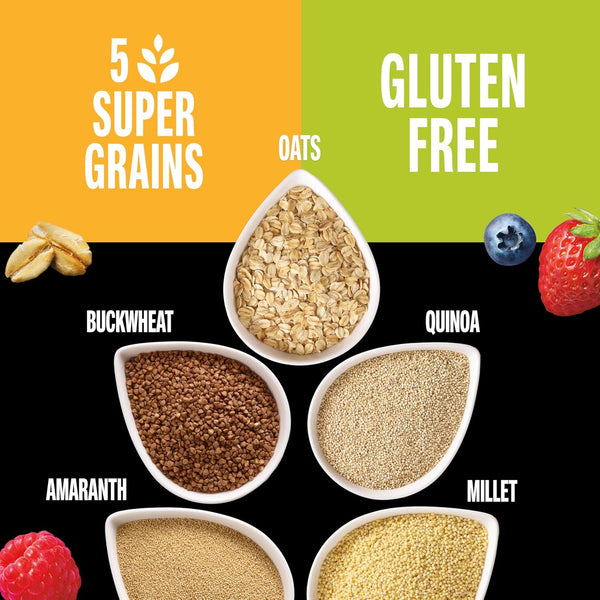 KIND Grains Energy Bars Variety Pack, 30 Count, Gluten Free, Non-GMO