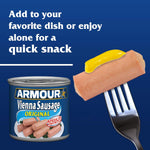 Armour Star Original Vienna Canned Sausage, 4.6 oz, Gluten-Free, Pack of 6