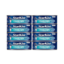 StarKist Chunk Light Tuna in Water, 8 Pack, Gluten Free, Wild Caught, Ready to Eat, Keto, Paleo, 20g Protein, 90 Calories