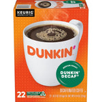 Dunkin' Decaf Medium Roast Coffee, 22 Count, 4 Pack
