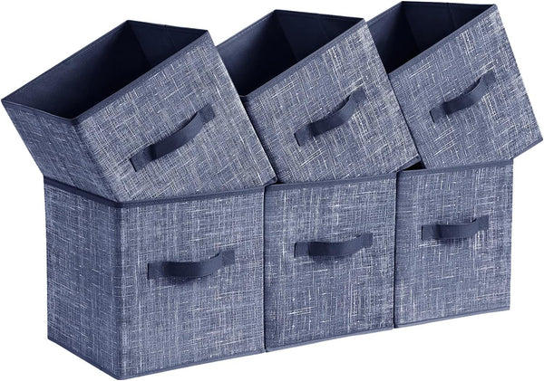 Storage Cubes for Closet Organization with Non-Woven Fabric and Double Handles