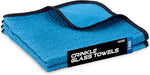 viking glass microfiber cleaning cloth 2 pack blue 16x16 inch for car and home
