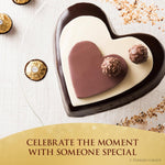 Ferrero Rocher gourmet hazelnut milk chocolate gift box with 16 individually wrapped chocolates, 7 oz, perfect for gifting and sharing