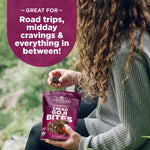 Navitas Organics Cacao Goji Superfood+ BITES are all natural plant-based power snacks with clean energy and nutrition.