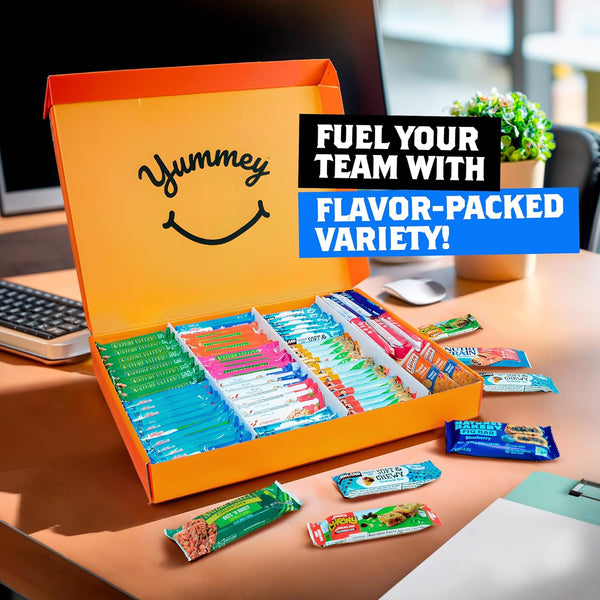 Bulk Granola Bars Variety Pack for Office Snacks and Breakfast