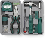 Hi-Spec Tool Set 25pc Pink Household DIY Tool Kit for Women. Small Mini Tool Box Set of Starter Basic Ladies Tools