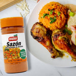 Badia Sazon with Coriander and Annatto Seasoning, 7 oz, Perfect Blend for Latin Inspired Dishes