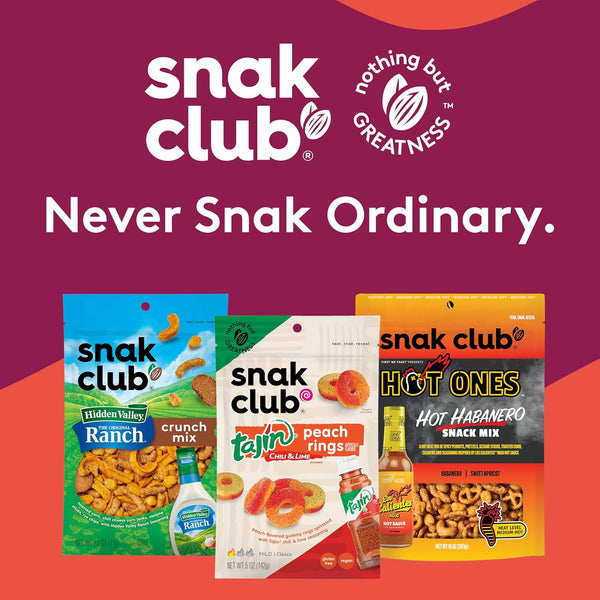 Snak Club Ramen Flavored Snack Mix with Crunchy Pieces and Nuts