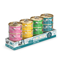 weruva kitchen cuties variety pack, 3.2oz wet cat food, 12-pack