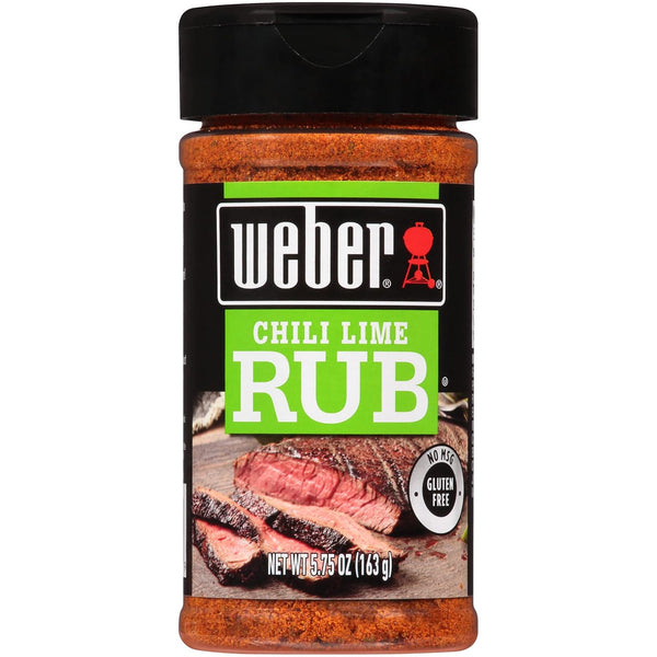 Weber Honey Garlic Rub, 6.25 oz, Gluten Free, Savory Seasoning for Pork or Chicken