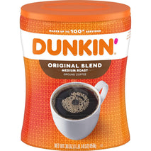 dunkin original blend medium roast 30 ounce ground coffee